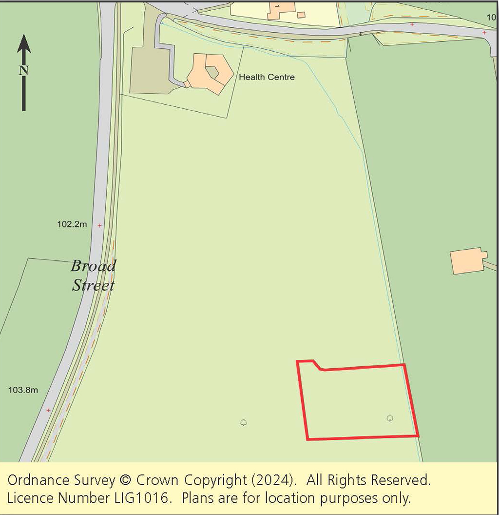 Lot: 148 - SITE WITH PLANNING FOR A FIVE-BEDROOM HOUSE WITH ANNEXE SET IN 0.4 ACRES -